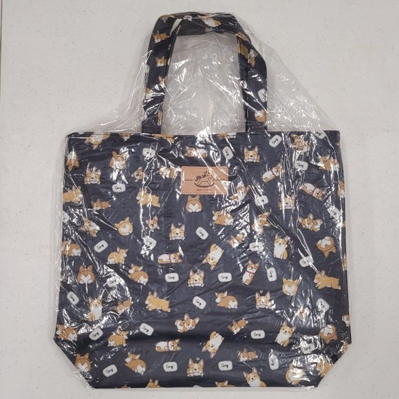 Waterproof Corgi Bucket Tote Shoulder Handbag - Picture 7 of 12